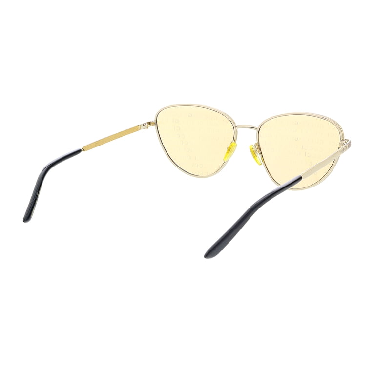 NWT Gucci GG0803S-004-58 Gold Cat Eye 58mm Sunglasses Gucci NWT GUCCI Gg0803s-004 Logo Cat Eye(GG0803S-004-58) main image 3
