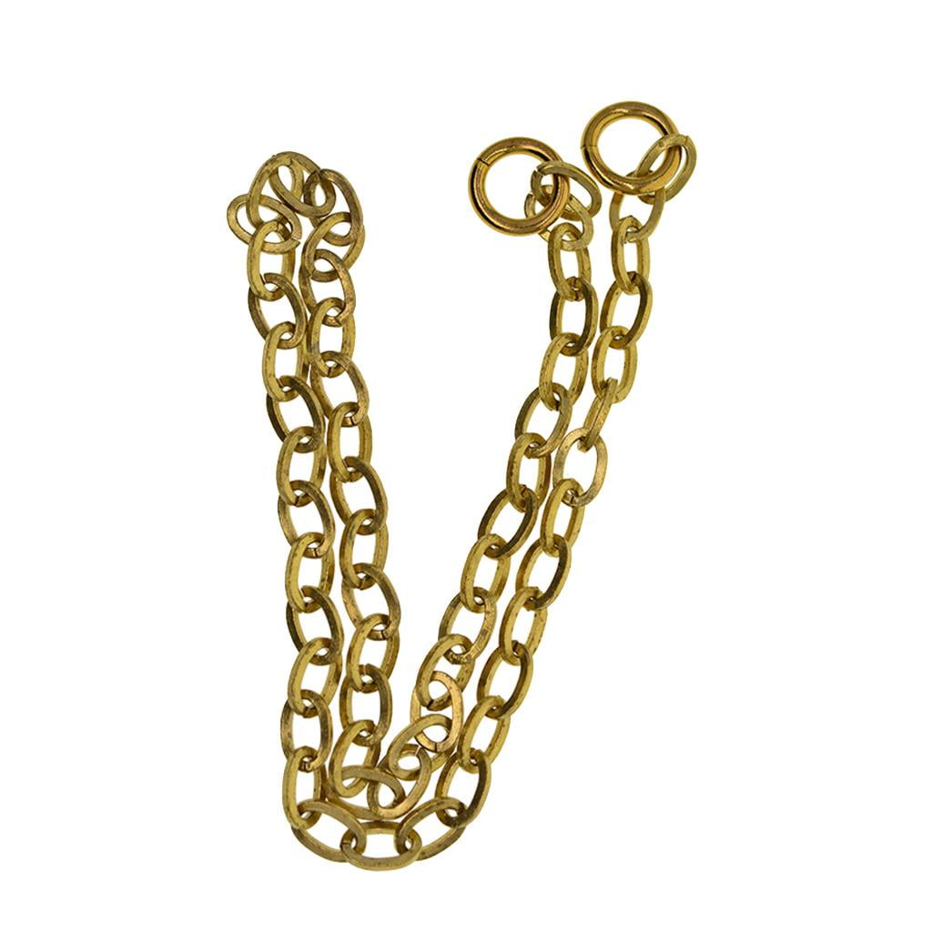 Men s Gold Tone Wallet Chain Punk Rock Hip Hop Style Antique Brass Keychain Walmart