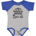 thumbnail image 3 of Inktastic Nonna and Nonno Love Me Boys or Girls Baby Bodysuit, 3 of 5