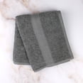 thumbnail image 2 of Mainstays Basic Hand Towel, Grey, 16x26, 2 of 5