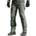 thumbnail image 2 of Plus Size Cargo Pants For Men Solid Casual Multiple Pockets Outdoor Straight Type Fitness Pants ﻿, 2 of 7