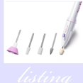 thumbnail image 3 of Lima de uñas eléctrica profesional para manicura y pedicura con juego de soporte: el completo sistema de lima de uñas portátil inalámbrico con tampón, 3 of 5