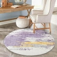 thumbnail image 3 of Carvapet Round Area Rug, Non-Slip Washable Circle Rug for Kitchen Bathroom Living Bedroom, Super Soft Absorbent Carpet Low Pile, 4ft, Purple, 3 of 7