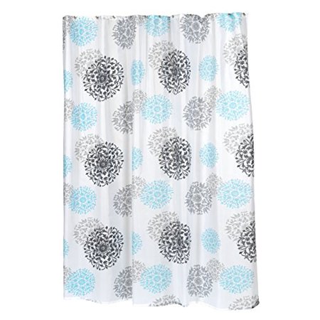 Spring Bloom Floral Fabric Shower Curtain Size: 70" x 72"