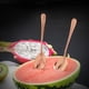 thumbnail image 2 of Juego de cubiertos para servir de 6 piezas, juego de utensilios para servir, incluye pala para tartas, cuchara ranurada para servir dorada, 2 of 8