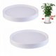 thumbnail image 1 of Soporte móvil para plantas con ruedas paquete de 2 unidades 13.6 pulgadas soporte para macetas carrito redondo para interiores y exteriores, 1 of 7