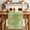 White Emerald Green Lemon Green, variant on Blue Leaves Table Runner - 90 Inch Long Summer Botanical Pastoral Cotton and Linen Blended Dress Scarves Farmhouse Table Runner for Kitchen Dining, Coffee Table, 13" x 90"