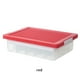 thumbnail image 2 of Matsuzay Caja de almacenamiento de bloques de construcción para niños, ahorro de espacio de plástico, caja de 2 capas de partículas grandes/pequeñas, Almacenamiento y organización del hogar Rojo Matsuzay HA080043-01, 2 of 6
