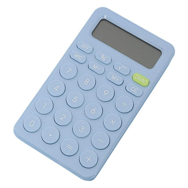 Calculadora de Papelería Escolar Portátil Multicolor Sunnimix Calculadora Científica Simple Linda Electrónica Azul