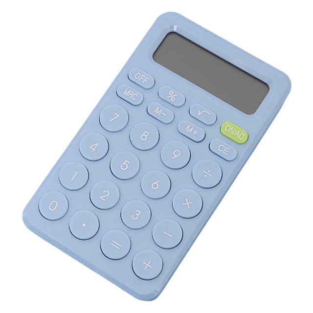 Calculadora de Papelería Escolar Portátil Multicolor Sunnimix Calculadora Científica Simple Linda Electrónica Azul