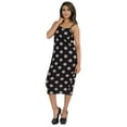 thumbnail image 3 of Inkmeso Womens Sexy Spaghetti Strap Dress Printed Bodycon Club Party Midi Dress, 3 of 7