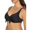 thumbnail image 3 of Women's Pour Moi 1134 Azure Underwire Non Padded Bikini Swim Top (Black 34D), 3 of 3