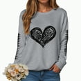 thumbnail image 5 of Godom Sweatshirts for Women Crewneck Casual Graphic Long Sleeve Shirts Tunic Tops oversized sweatshirt for womens, 5 of 6