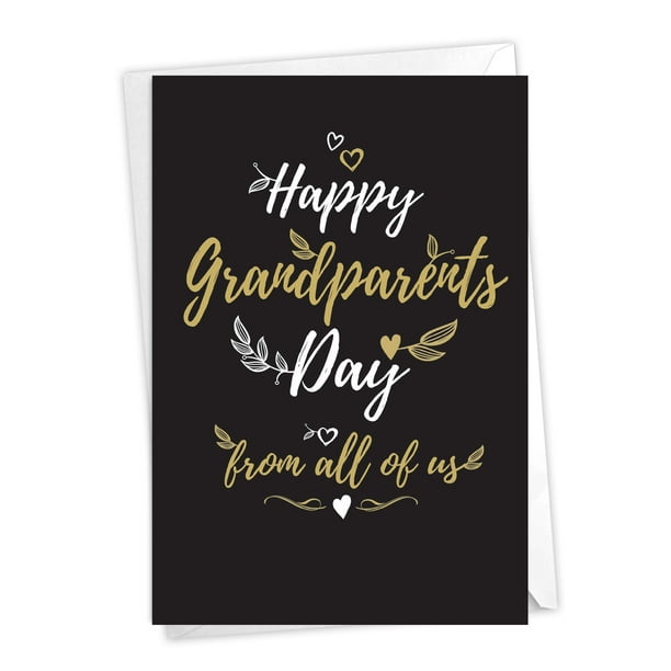 Download Happy Grandparents Day Greeting Card Cute Card For Grandma Grandpa C5696grg Us Walmart Com Walmart Com