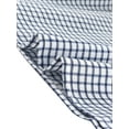 thumbnail image 5 of INSPIRE CHIC Blouse à Carreaux pour Femme à Encolure Carrée, Manches Courtes, Noir G, 5 of 5