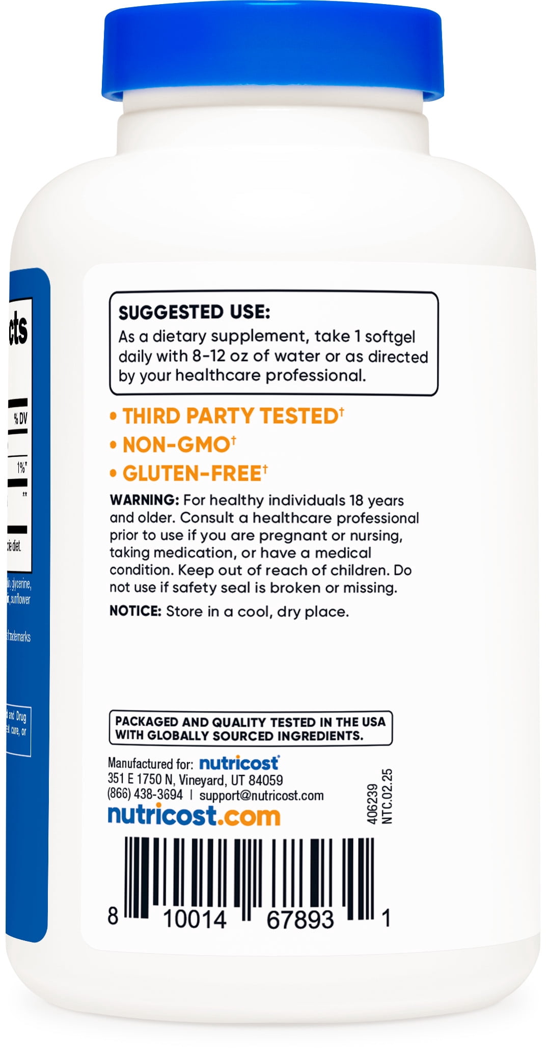 Nutricost Ubiquinol Softgels (120 Softgels | 100 mg Per Serving) - Superior Absorption Antioxidant | Active Form of CoQ10 - Gluten Free, Non-GMO