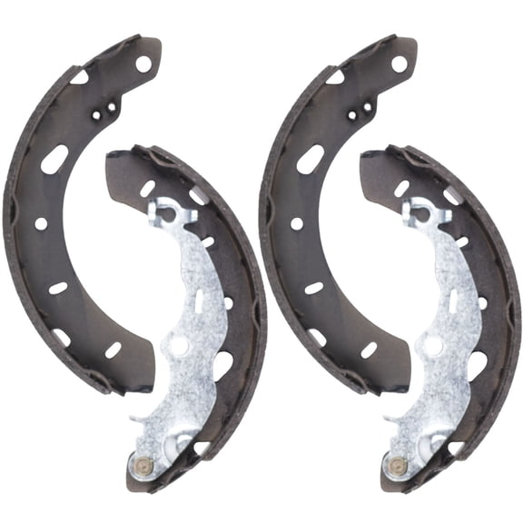 Premium Rear Brake Shoes for 2012-2018 Ford Focus Goodyear Brakes GYS1004