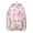 Abstract Floral, variant on Cottagecore Fungi Backpack, Boho Mushroom School Bag with Vintage Magical Forest Woodland Design, Whimsical Fairy Tale Psychedelic Pattern, Aesthetic Gothic Style