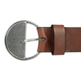 thumbnail image 2 of Cinturón de cuero Lucky Brand con hebilla semicircular, color tan, 2 of 5