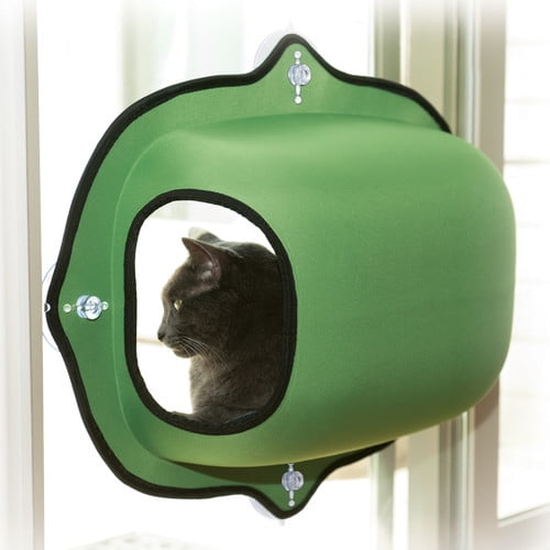 K&H Pet Products EZ Mount Window Bed Kitty Sill Green 27 x 11