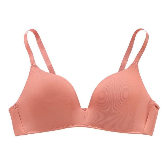 Women's Comfortable and Transparent Shoulder Strap Cordless Backless Spongeless Bra with Convertible Straps for Versatile Style
