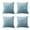 Blue, variant on Cterwk 4 Pack Throw Pillow Covers Decorative Square Solid Thick Super Soft Velvet Cushion Case for Sofa Couch Living Room Office, 16 x 16inch