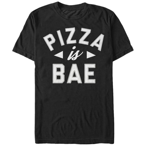Men's Lost Gods Pizza is Bae  Graphic Tee Black Large