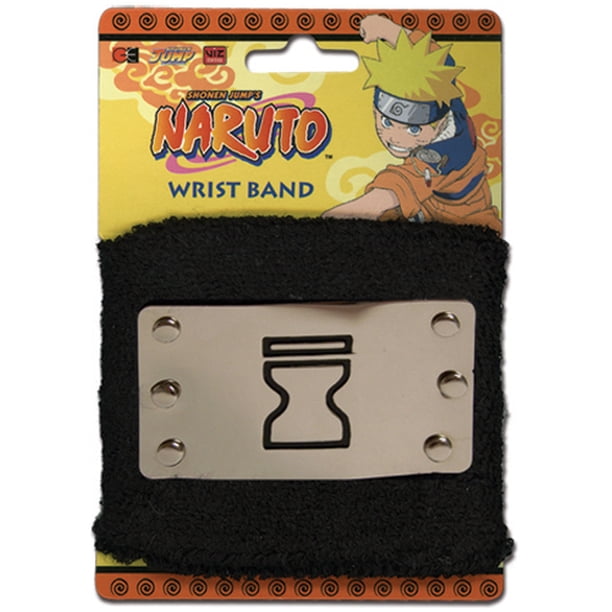 Sweatband Naruto Shippuden New Sand Plate Logo Black Anime ge7755