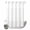 White, variant on No Hook Shower Curtain, Pure White Shower Curtains for Bathroom with See Through Top Window, Simple Solid Color Waterproof & Washable Bath Curtain 60"x72"