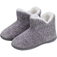 thumbnail image 2 of Women's Warm Chenille Knit Bootie Slippers, 2 of 4