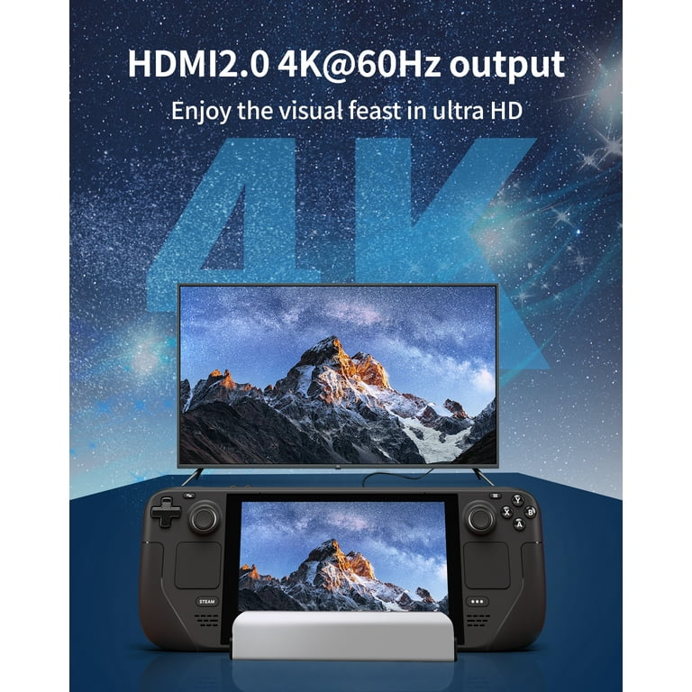 その他 Steam Deck 1TB OLED docking Station Amazon.com: Steam Deck Dock 6-in-1 Docking Station for Steam