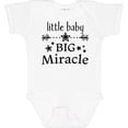 thumbnail image 3 of Inktastic Little Baby, Big Miracle Boys or Girls Baby Bodysuit, 3 of 5