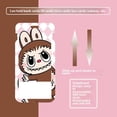 thumbnail image 4 of Estuche protector Cartoonsimple Labubu para estudiantes, campus, comida, dibujos animados, soporte para tarjeta de identificación de tránsito, accesorios, soporte para insignia, protección, 4 of 4