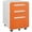 Orange, variant on 3-Drawer Mobile File Cabinet with Lock, Under-Desk Steel Rolling Cabinet for A4, Letter & Legal Files, 5-Wheel Anti-Tilt, Fully Assembled, Home Office, Blue