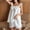 White, variant on Xihbxyly Womens Pajamas Summer Solid Color Breathable Pajamas Set Loose Crew Neck Sleeveless Sleepwear with Shorts
