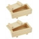 thumbnail image 1 of Molde de prensa para sushi JapanBargain 3131 de madera rectangular de 18 x 10 cm, 1 of 6