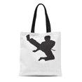 thumbnail image 1 of NUDECOR Canvas Tote Bag Mixed Personalized Martial Arts Karate Custom Name Text Artist Reusable Handbag Shoulder Grocery Shopping Bags, 1 of 1
