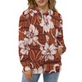 thumbnail image 3 of Hawaiian Hibiscus Flowers Oversized Hoodies for Women Pullover Womens Clothes with Pocket Mens Ultimate Pullover Hoodie Sweatshirt S-6XL, 3 of 8