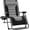 Black/Gray, variant on NeoNiches Oversized Padded Zero Gravity Chair, Folding Outdoor Patio Recliner, XL Anti Gravity Lounger for Backyard w/Headrest, Cup Holder, Side Tray, Polyester Mesh - Navy/Teal