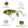 thumbnail image 2 of 3 Pcs Leurres Whopper Plopper pour Achigan, Minnow Plopping avec Queue Flottante Rotative, Pêche à l'Achigan avec Hameçons Triples à Ardillon, 2 of 6