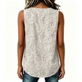 thumbnail image 4 of Uootdi Women's Sleeveless Tank Tops Round Neck Watercolor Floral Print Camisoles Boho Casual Style Lightweight Loose Fit Tops Gift, 4 of 6