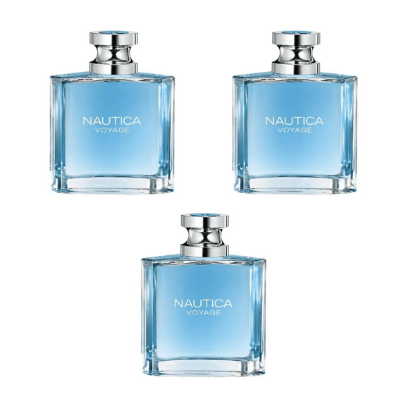 Paquete 3X2 Nautica Voyage 100 ML Edt Spray Nautica