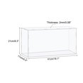 thumbnail image 2 of Muestra Estuche Caja Acrílico Caja Transparente Polvo Prueba Protección Vitrina 41x11x21cm para Coleccionables, 2 of 5