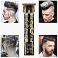 thumbnail image 3 of LED Electric Hair Clipper Portable T-Shaped Cutter Head for Home (Black Dragon), 3 of 9