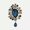 Blue, variant on MATROOY Versatile Palace Vintage Crystal Brooch Fashion Accessories Brooch Women's-Blue