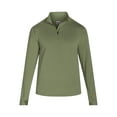 thumbnail image 5 of Ozark Trail Men's & Big Men's Quarter Zip Pullover with Long Sleeves, Sizes S-3XL, 5 of 6