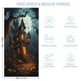 thumbnail image 2 of Halloween Scary Night Full Moon Oversized Beach Towel XL Pool Camping Swim Towels 32''x63'' Soft Blanket Accessories Must Vacation Necessities Adult, 2 of 7