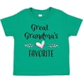 thumbnail image 3 of Inktastic Great Grandmas Favorite- Heart Great Grandchild Boys or Girls Toddler T-Shirt, 3 of 5