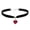 Red, variant on Choker Necklaces Adjustable Chic Faux Leather Vintage Gothic Style Velvet Choker for Women