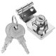 thumbnail image 1 of WHAMVOX 1Jgo Cerradura Para Gabinete Con Llave En Inoxidable Para Puertas De Vidrio Seguridad Y Durabilidad, 1 of 6